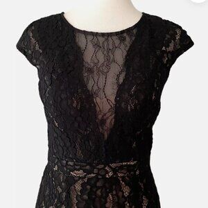 Xscape Black Lace Gown